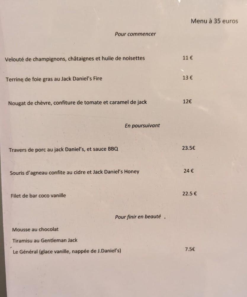 Le Pat'Daniel's - Menu Image 1
